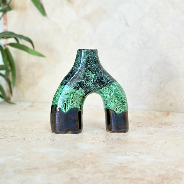 Vase Azul mini vernis imprimé