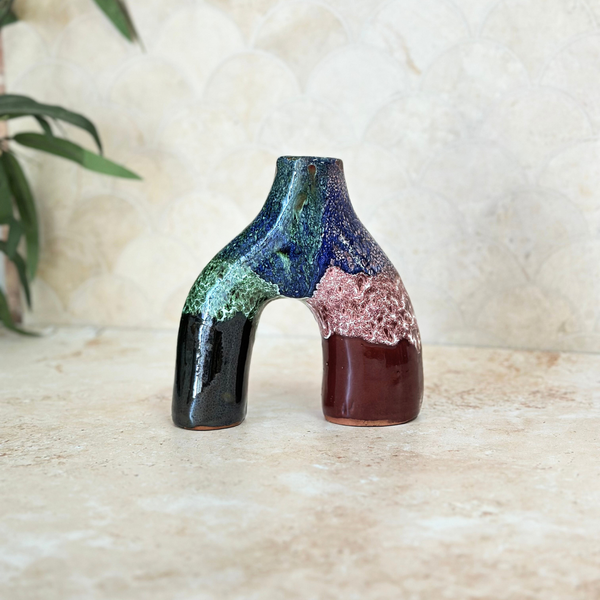 Vase Azul mini vernis imprimé