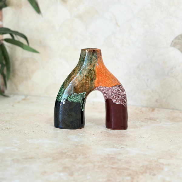 Vase Azul mini vernis imprimé