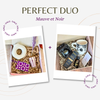 Duo 2 coffrets cadeaux Mauve et noir