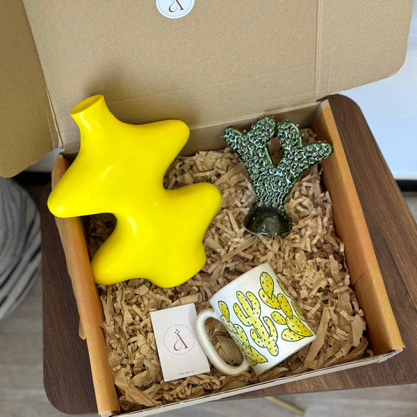 Box cadeau Tayyugt jaune poussin - Ajbir