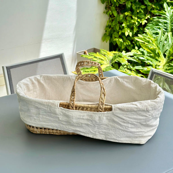 Couffin à poupée en feuille de palmier - Ajbir