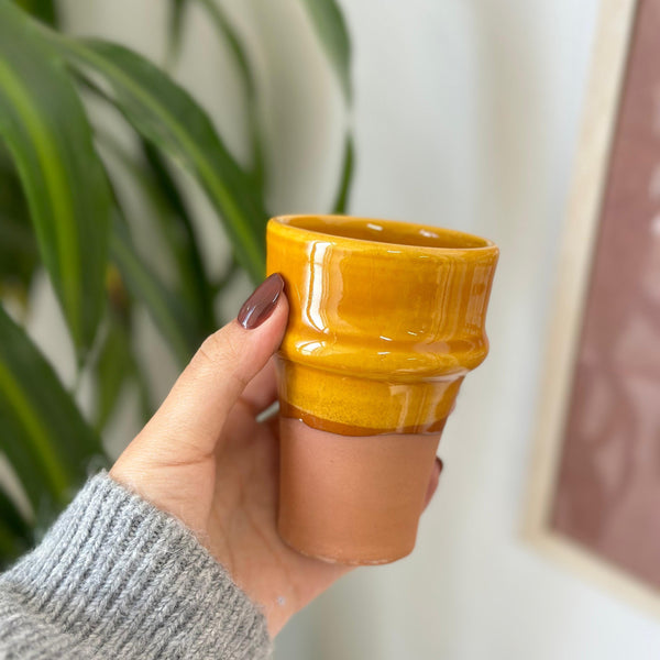 Verre beldi bicolore