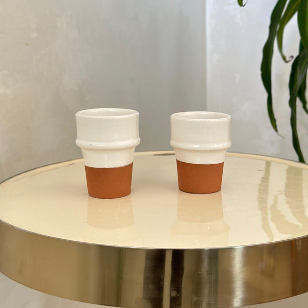 Tasse à café beldi bicolore