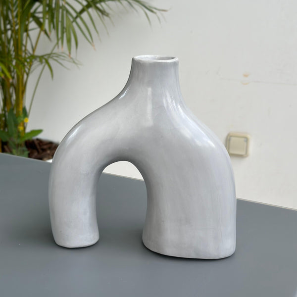 Vase artisanal Azul mat