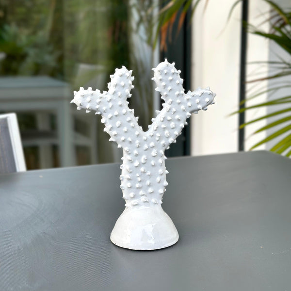 Cactus artisanal en céramique