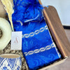 Coffret cadeau artisanal Amazigh Kdib bleu
