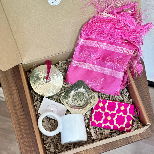 Coffret cadeau artisanal Kdib Rose