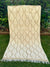 Tapis Berbère Azilal 100% Crème en Laine De Mouton 2,65m /1,51m