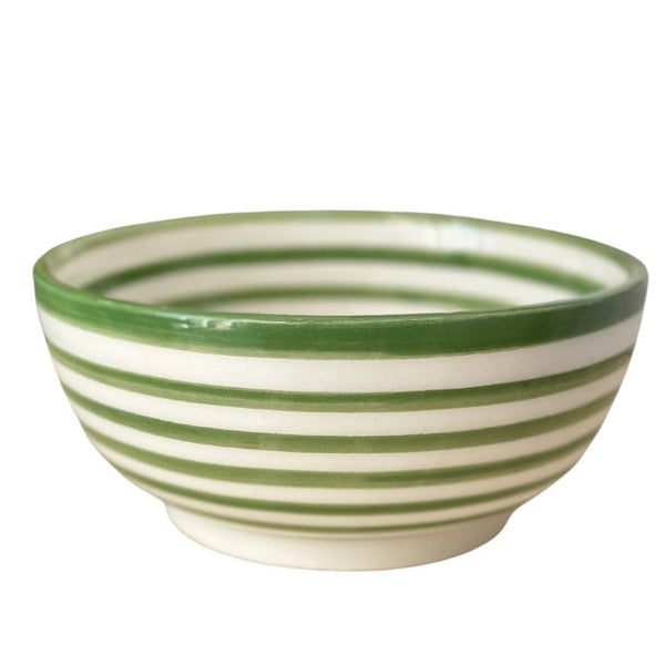 Bol rayé (Noir - Vert - Terracota) - Ajbir