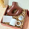Coffret cadeau artisanal Love's Day marron