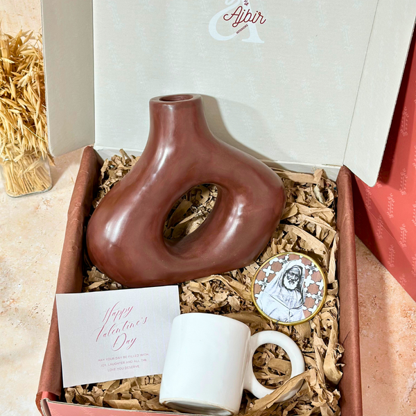 Coffret cadeau artisanal Love's Day marron