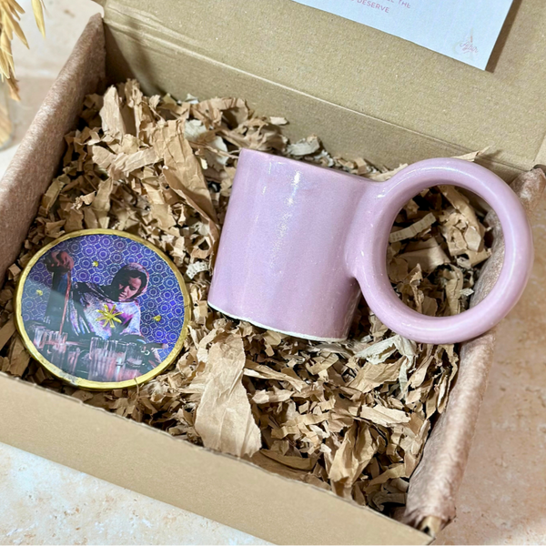 Coffret cadeau artisanal mini violet