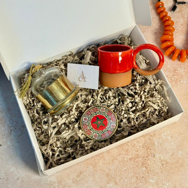 Coffret cadeau cloche Maroc rouge