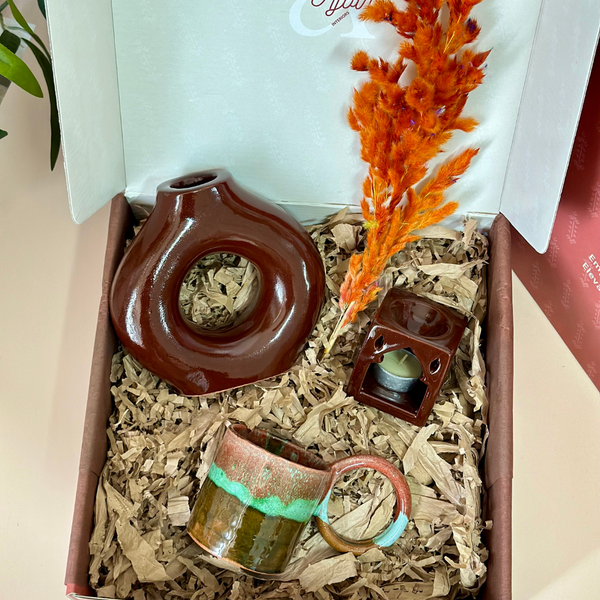 Coffret cadeau artisanal Women's Day marron