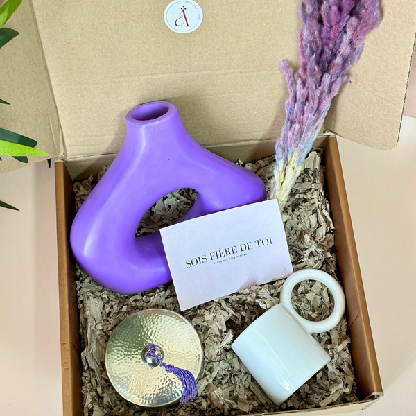 Coffret cadeau artisanal Violet