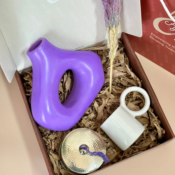 Coffret cadeau artisanal Violet