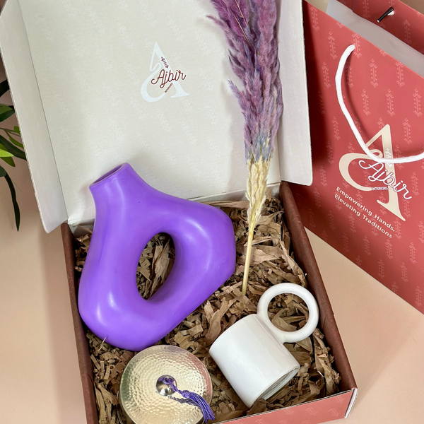 Coffret cadeau artisanal Violet
