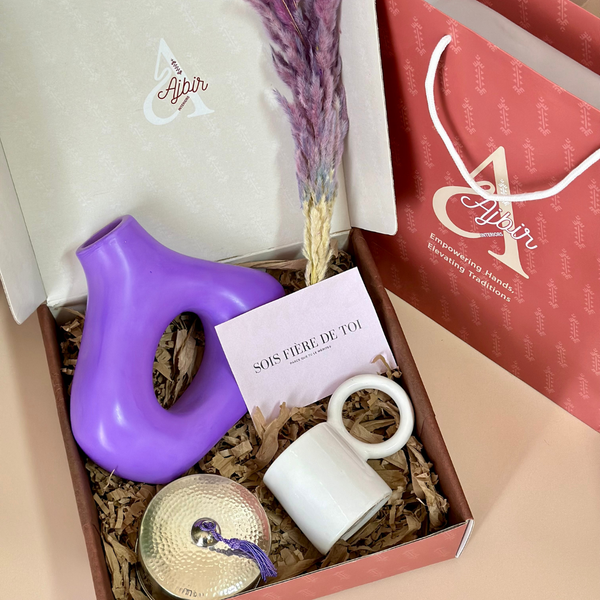 Coffret cadeau artisanal Violet