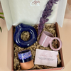 Coffret cadeau artisanal bleu