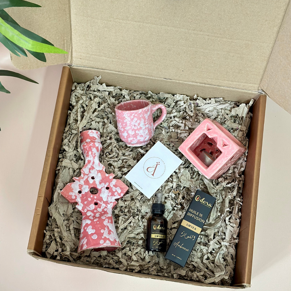 Coffret cadeau artisanal rose Sokkara