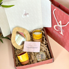 Coffret cadeau artisanal miroir jaune