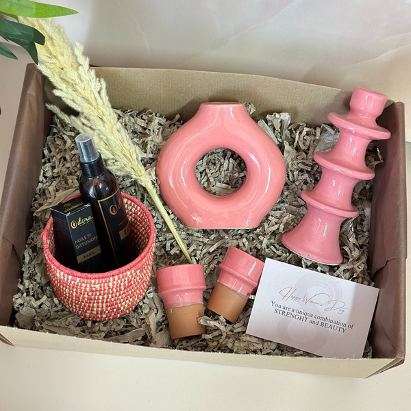 Coffret cadeau artisanal XL rose
