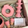 Coffret cadeau artisanal XL rose