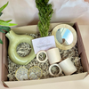 Coffret cadeau artisanal vert olive