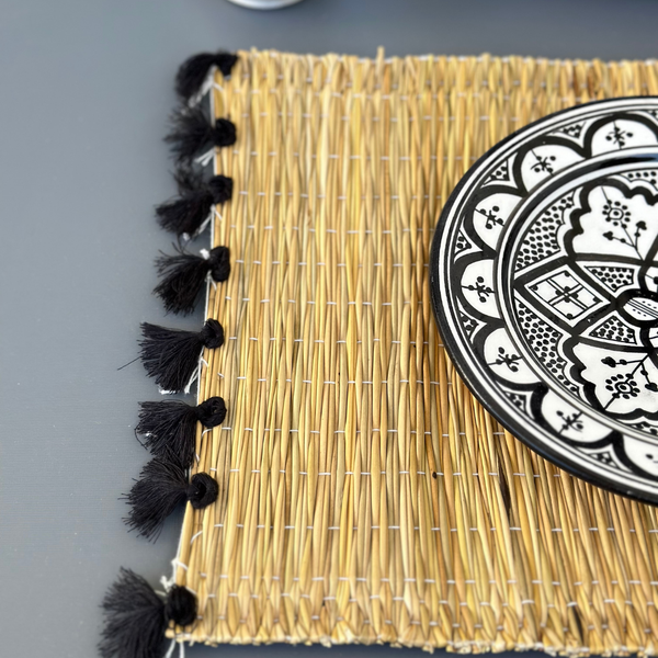 Set de table à pompon (2 pièces)