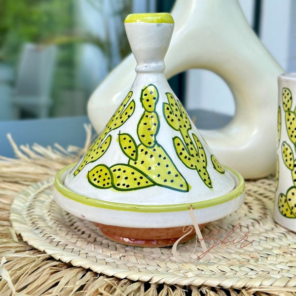 Petit tagine Taknarit jaune - Ajbir