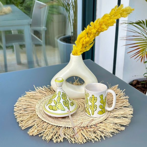 Petit tagine Taknarit jaune - Ajbir