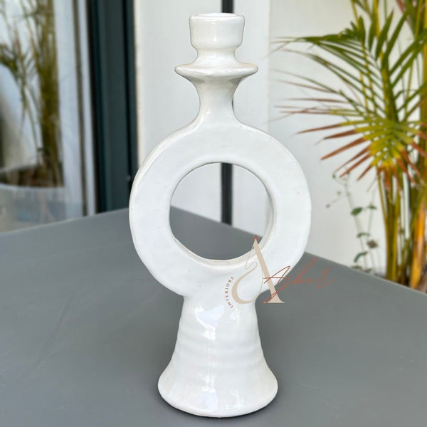 Porte bougie blanc - Ajbir