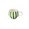 Mug rayé vert clair - Ajbir