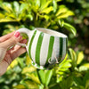 Mug rayé vert clair - Ajbir