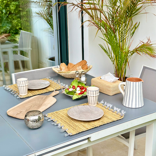 Assiette Tizwelt grise - Ajbir