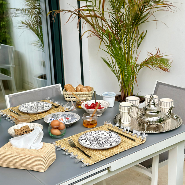 Assiette Tizwelt grise - Ajbir