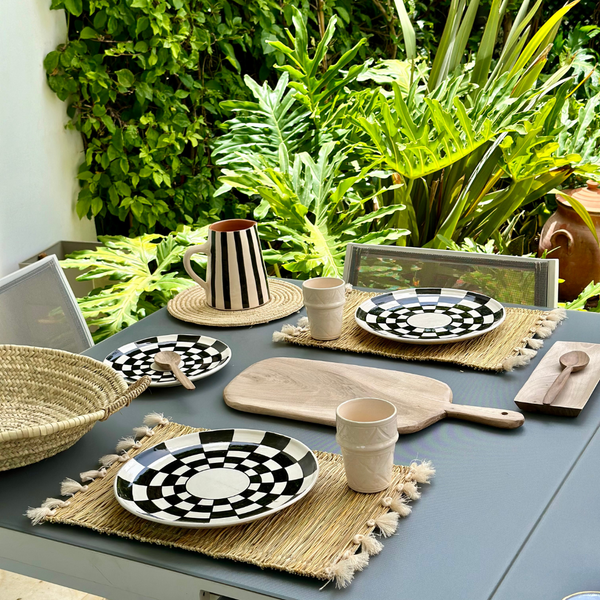 Set de table à pompon (2pièces) - Ajbir