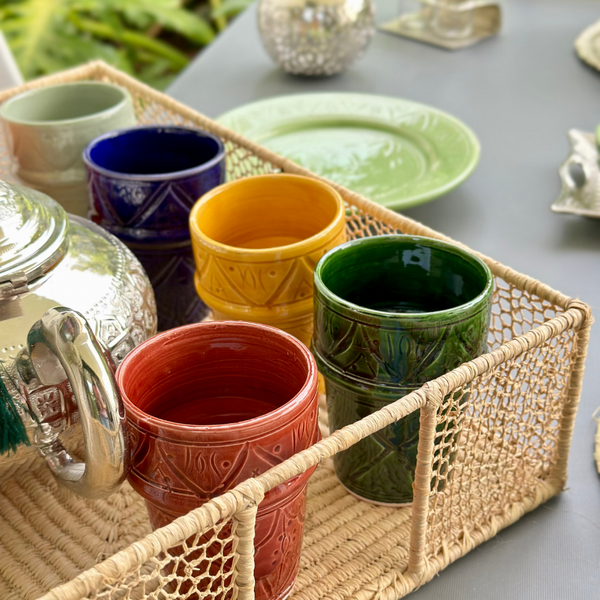 Assiette Tizwelt vert - Ajbir