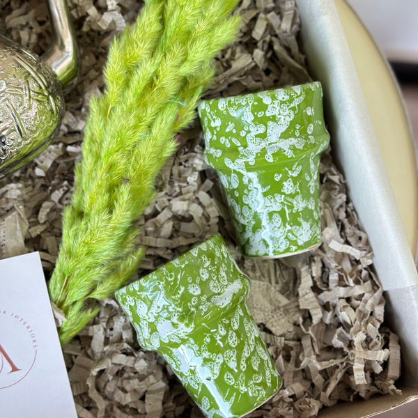 Coffret cadeau artisanal Atay vert