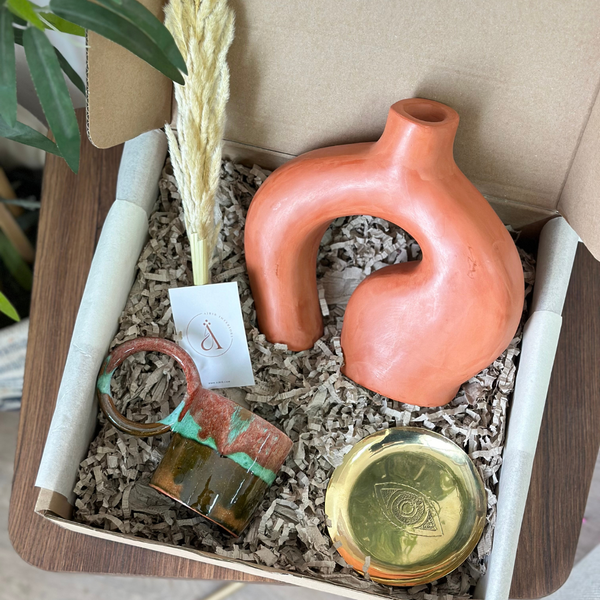 Coffret cadeau artisanal Atlas terracota