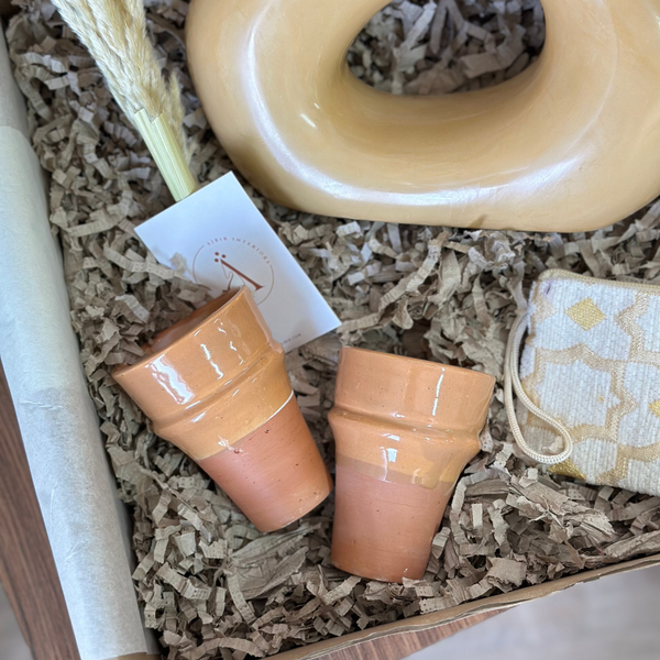 Coffret cadeau artisanal Medina beige