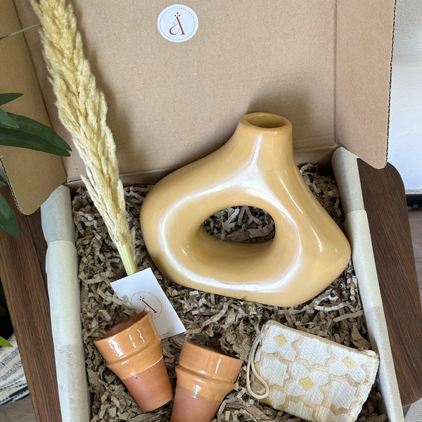 Coffret cadeau artisanal Medina beige