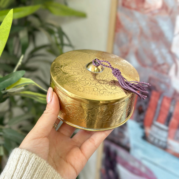 Coffret cadeau artisanal XL Medina mauve