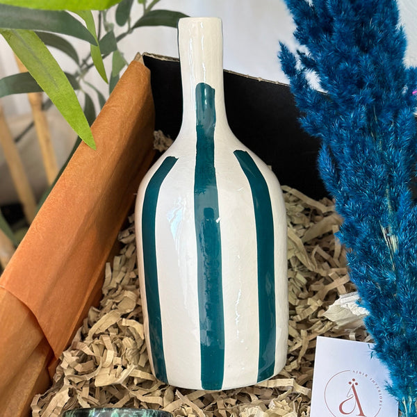 Coffret cadeau artisanal XL bleu pétrole