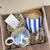 Coffret cadeau artisanal mini bleu