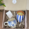 Coffret cadeau artisanal mini bleu