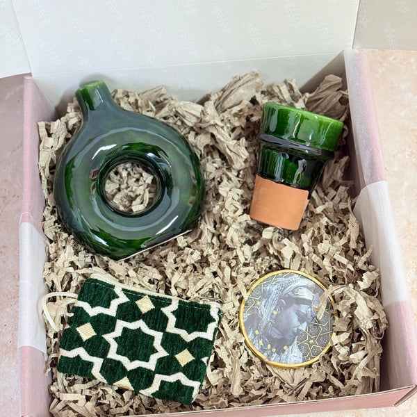 Duo 2 coffrets cadeaux Vert Royal