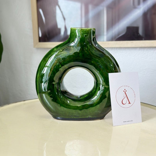 Vase Tafoukt vernis petit - Ajbir