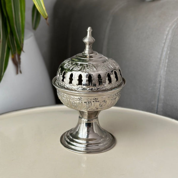 Mbikhra en cuivre argentée - Ajbir